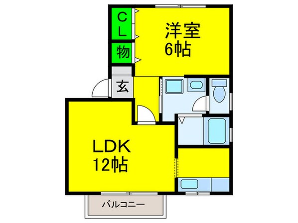 レスポア－ルの物件間取画像